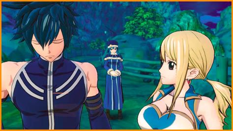 Love Triangle Between Lucy Gray And Juvia Fairy Tail Game Ps Youtube