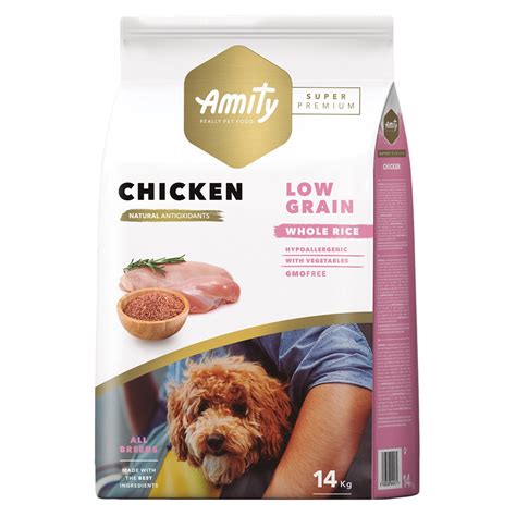Ração Para Cão Amity Super Premium Low Grain Adulto Frango