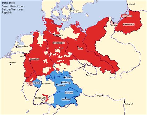 Deutschland oder offiziell die bundesrepublik deutschland ist der einwohnerreichste staat in mitteleuropa, mitgliedsstaat der europäischen union und vertragsstaat des schengener abkommens. 1918-1933 - Deutschland in der Zeit der Weimarer Republik