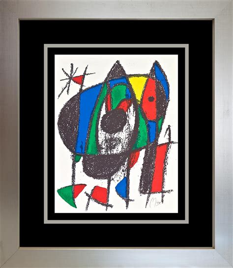 Lot Joan Miro Original Lithograph Hand Signed By The Artist