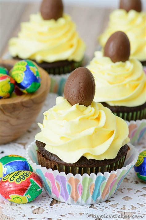 Cadbury Creme Egg Cupcakes Recipe Buttercream Frosting