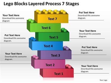 0620 Consulting Companies Layered Process 7 Stages Powerpoint Templates