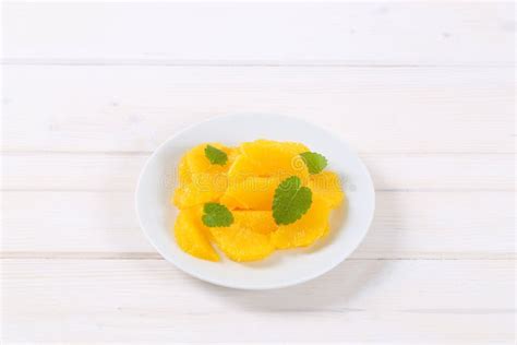 Slices Of Peeled Orange Stock Photo Image Of Fruit Shot 86958636