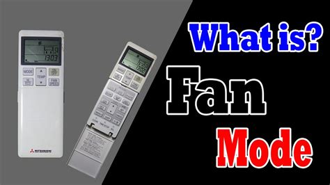 What Is Fan Mode In Ac Mitsubishi Heavy Industries Air Conditioner