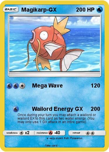 Pokémon Magikarp Gx 13 13 Mega Wave My Pokemon Card