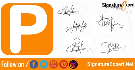 P Signature Style Signature Style Of My Name P Signature Tutorial