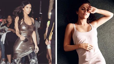 Kim Kardashian Selena Gomez Y Otras Famosas Que Se Han Liberado Del Sostén Fotos Telemundo