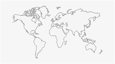 Printable Blank World Map For Students