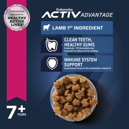Nutrition to support a healthy immune system; Senior - Lamb 1st Ingredient Dry Dog Food - Eukanuba