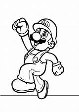 Mario Coloring Super Worksheets Preschool Fun sketch template