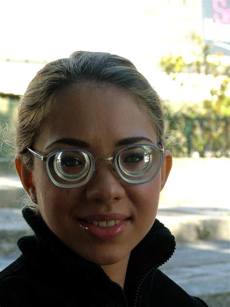 cute girl with strong glasses and zip up turtle neck sweat… flickr