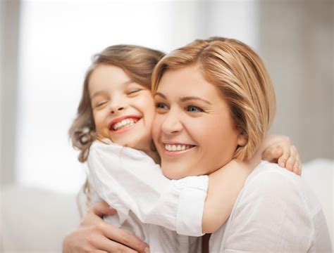 Premium Photo Bright Picture Of Hugging Mother And Daughter