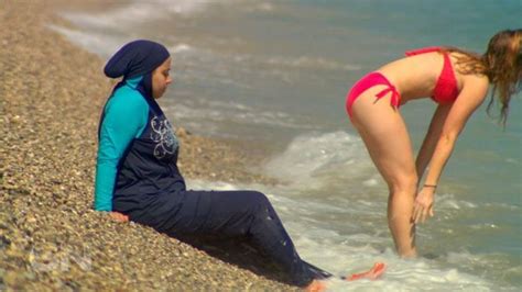 France Burkini Ban Australian Woman Forced Off Riviera Beach BBC News