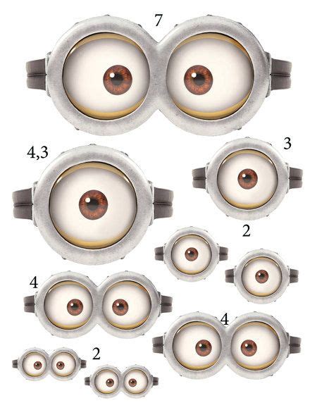 Instant Download D Minion Eyes 7 X 33 And 43x33 Inch By Samair Minion