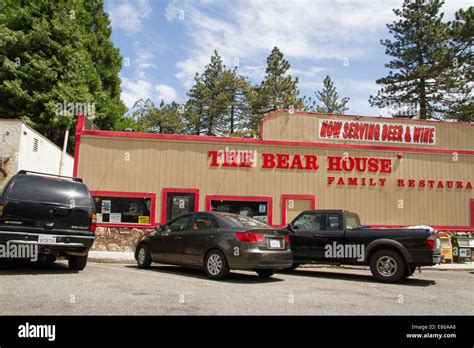 The Bear House Restaurant In Crestline California Stock Photo Alamy