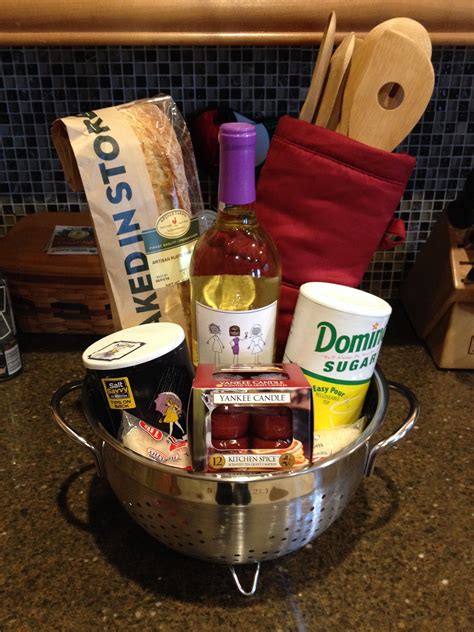 Maybe you would like to learn more about one of these? Housewarming gift basket (With images) | House warming ...