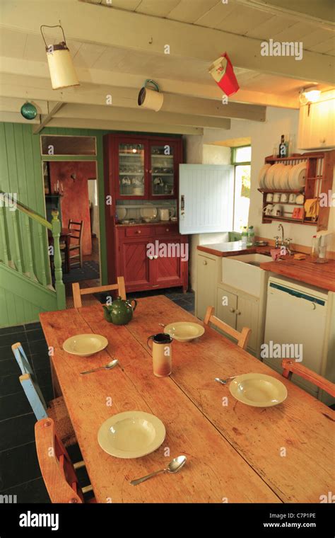 A Traditional Irish Farmhouse Kitchen On The Beara Peninsula In County