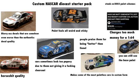 Custom Nascar Diecast Starter Pack Rstarterpacks