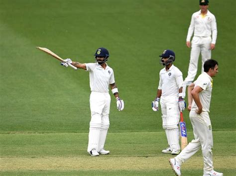 Highlights India Vs Australia 2nd Test Day 2 Virat Kohli Ajinkya