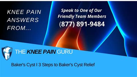 Bakers Cyst I 3 Steps To Bakers Cyst Relief The Knee Pain Guru