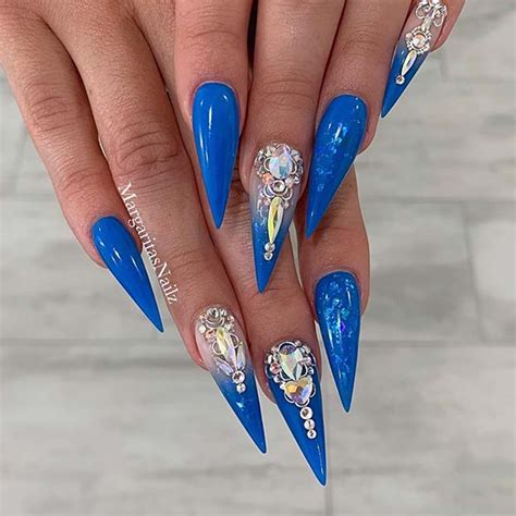 23 Blue Ombre Nails And Ideas We Re Trying Asap Page 2 Of 2 Stayglam