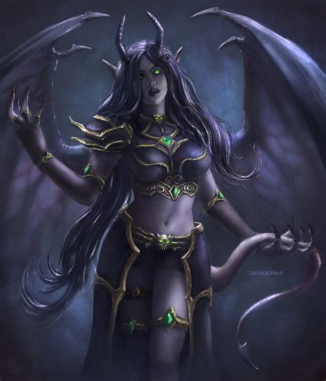 Commission By TamikaProud On DeviantArt Fantasy Art Women Fantasy Demon Dark Fantasy