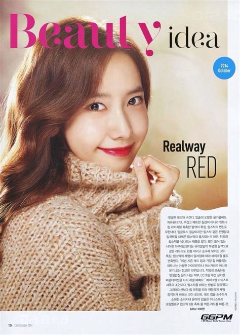 Snsd Yoona Ceci Beauty Idea Magazine Poster 22 09 2014 Yoona