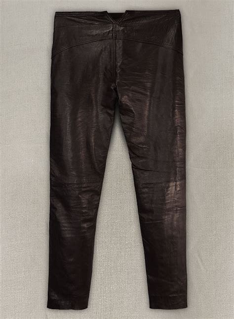 Soft Dark Brown Jim Morrison Leather Pants Leathercult Genuine