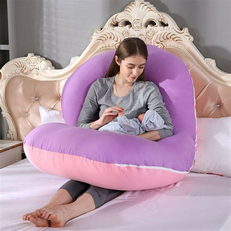 large c shape pregnancy pillow full body maternity comfort sleeping support ebay
