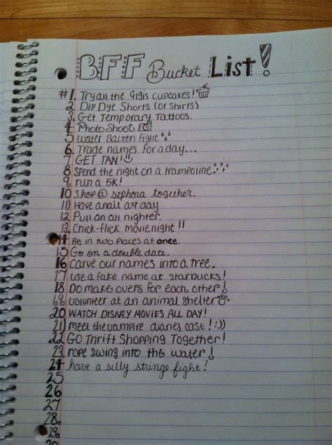 Pin By Katlyn Carter On Friends Best Friend Bucket List Bff Bucket