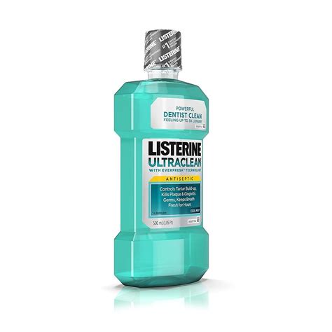 listerine ultraclean cool mint antiseptic mouthwash