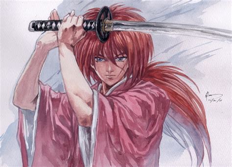 Himura Kenshin By Nick Ian On Deviantart