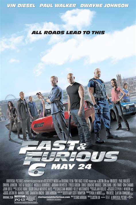 The new action will take them from the streets of los angeles to tokyo and the middle east as they fight for their own. 'Fast and Furious 6′ Opens May 24! Enter to Win Passes to ...