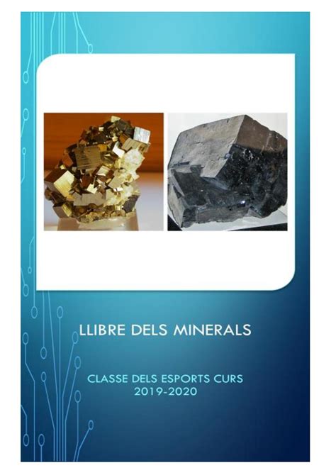 Llibre Dels Minerals By 2011a Grup Issuu