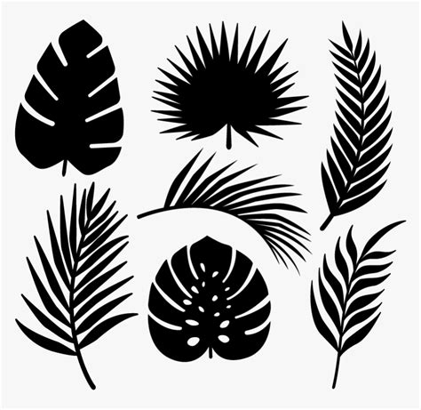 Transparent Palmeras Tropicales Png Tropical Leaves Svg Free Png