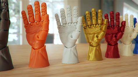 Articulated Poseable Hand 3dprint Ready 3d Model 3d Printable Cgtrader