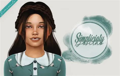 Simiracle Simpliciaty S Desirae Hair Retextured Kids Version Sims