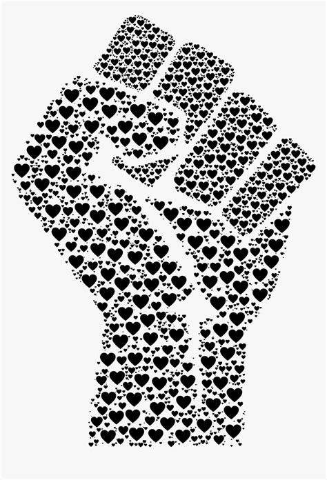 Black Power Fist Lives Matter Animal Print Rug Clip Art Love