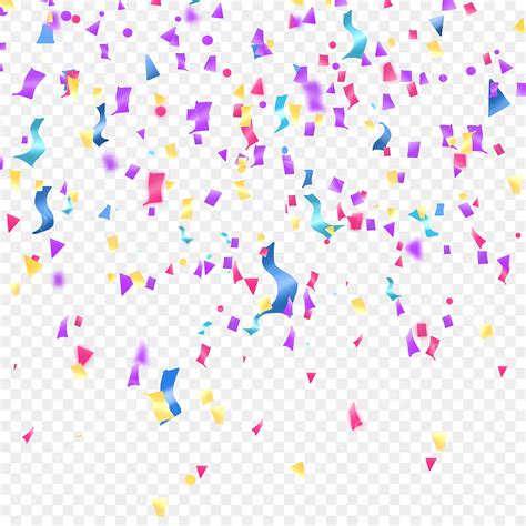 Floating Paper Png Image Birthday Party Floating Color Paper Birthday