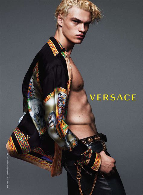 Filip Hrivnak By Mert And Marcus For Versace Fallwinter 2014 Ad Campaign