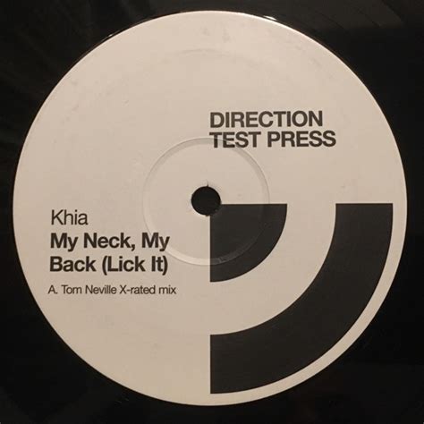 Khia - My Neck, My Back (Lick It) (2004, Vinyl) | Discogs