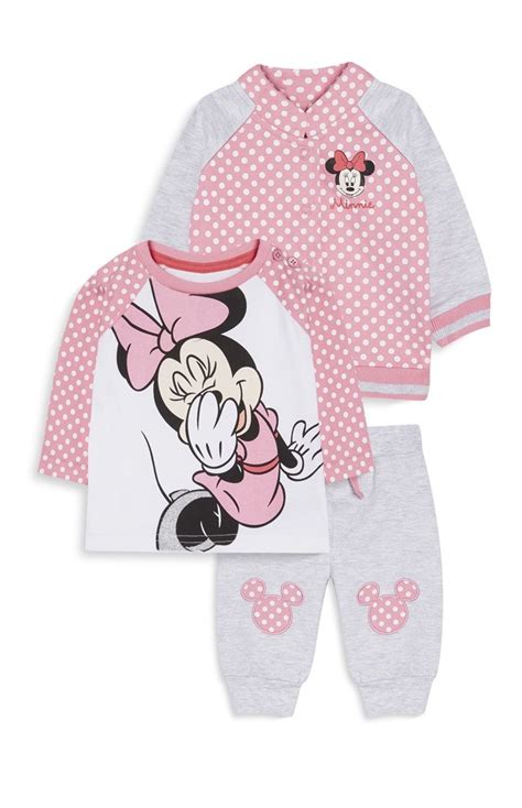 Conjunto De Minnie Mouse Recién Nacida Disney Baby Clothes Baby Girl