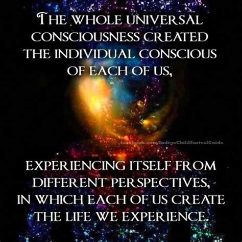 Collectively We Are The Universal Consciousness Creating Reality