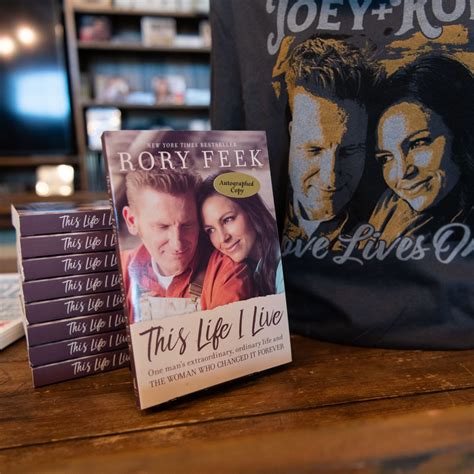 Autographed This Life I Live Paperback Book Rory Feeks Homestead Store