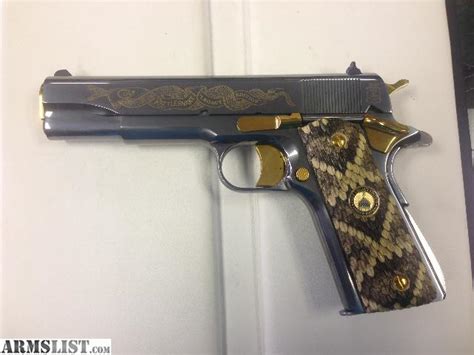 Armslist For Sale Colt Rattlesnake 1911 Titanium Very Rare Gun