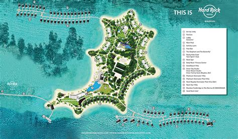 La Mappa Di Hard Rock Hotel Maldives Mondomaldive