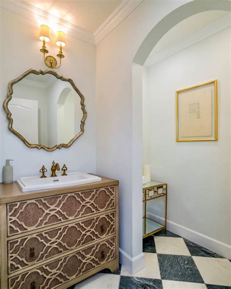French Country Flip French Country Powder Room Los Angeles By