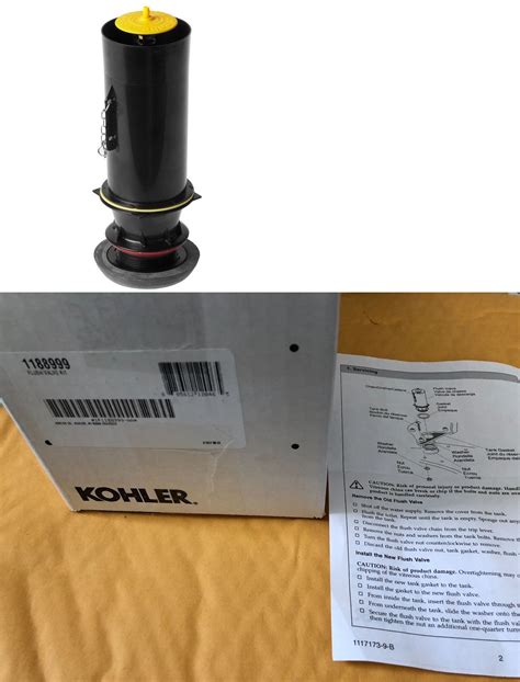 Kohler Flush Valve Kit Toilet Tank Repair K 1188999 1113629 Cimarron