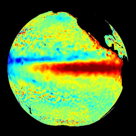 Sea Surface Height Anomaly Dataset Science On A Sphere