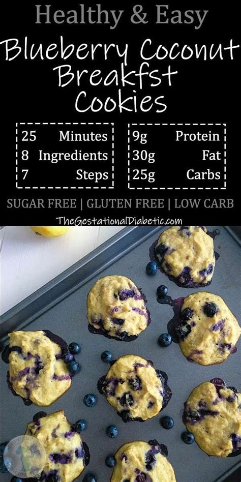 Published february 28, 2017 diet, living with diabetes. Super easy and healthy low carb diabetic breakfast cookies recipe with just 8 ingredients and ...